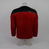 Star Trek The Next Generation Captain Picard Duty Uniform Jacket TNG Red Cosplay Costume Man Winter Coat Warm - bfjcosplayer