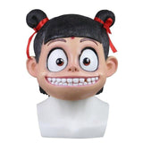Cosplay Masks Latex 2019 Chinese Movie Ancient Fairy Tale Story Ne Zha Mask Cosplay Boys Mask Halloween Party Prop
