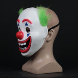 2019 Joker Pennywise Mask Stephen King It Chapter Two 2 Horror Cosplay Latex Masks Green Hair Clown Halloween Party Costume Prop - bfjcosplayer