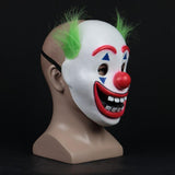 2019 Joker Pennywise Mask Stephen King It Chapter Two 2 Horror Cosplay Latex Masks Green Hair Clown Halloween Party Costume Prop - bfjcosplayer