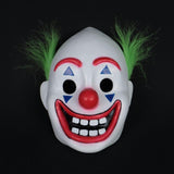 2019 Joker Pennywise Mask Stephen King It Chapter Two 2 Horror Cosplay Latex Masks Green Hair Clown Halloween Party Costume Prop - bfjcosplayer