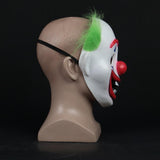 2019 Joker Pennywise Mask Stephen King It Chapter Two 2 Horror Cosplay Latex Masks Green Hair Clown Halloween Party Costume Prop - bfjcosplayer