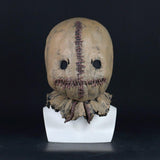 Cosplay Scarecrow Mask Scary Horror Costume Accessory Adult Halloween Mask Latex Props - bfjcosplayer