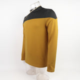 Star Trek TNG Captain Picard Red Uniform Top Jacket Voyager DS9 Yellow Cosplay Costumes Halloween Party Prop - bfjcosplayer