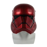 Star Wars 9 The Rise of Skywalker Sith Trooper Red Helmet Cosplay Halloween Star Wars Helmets Mask Prop - bfjcosplayer