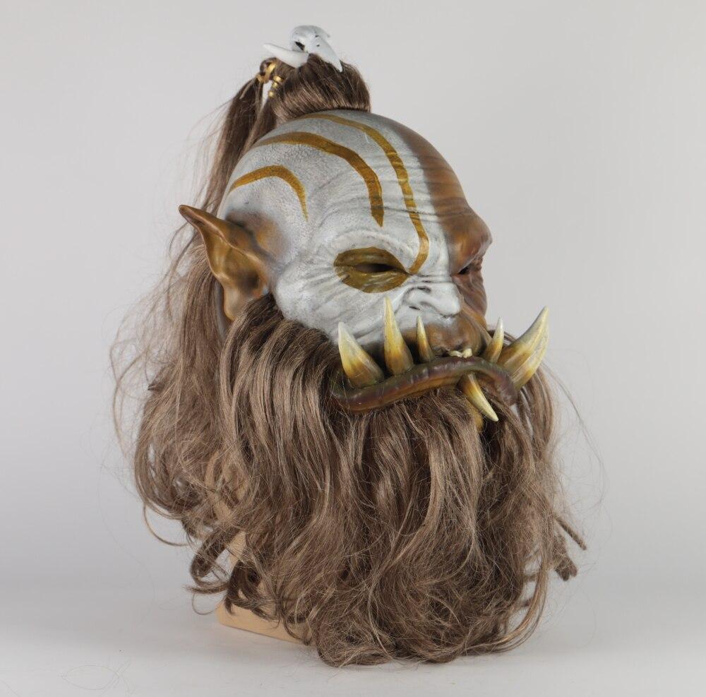 2019 New World of Warcraft Mask Ogrim Doomhammer Latex Mask Cosplay Party Halloween Masks - bfjcosplayer