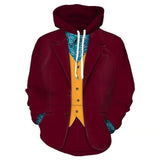 New 2019 Movie Joker Arthur Fleck Batman Clown  Joaquin Phoenix Sweatshirt Zipper Hoodie Coat Adult Halloween Cosplay Costume - bfjcosplayer