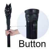Maleficent 2 Mistress of Evil Cosplay Led Wand Angelina Witch Cane Halloween Prop - bfjcosplayer