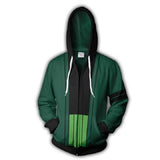 Cosplay Anime ONE PIECE Roronoa Zoro 3D Printed Hooded Hoodies Sweatshirts for Men Spring Autumn ackets Cardigan Coat Tops Prop - bfjcosplayer