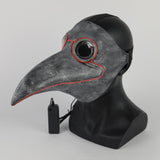 Steampunk Plague Bird Doctor Cosplay Mask Plague doctor Masks Latex LED Funny Event Holiday Halloween Party Costume Props - bfjcosplayer