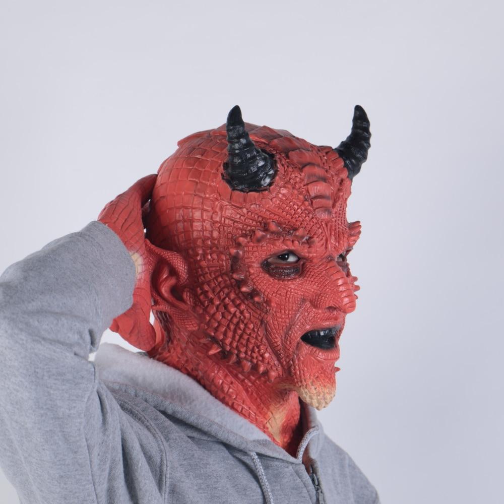 Game DIABLO 3 Boss Demon Belial Cosplay Prop Kids Adult Latex Mask Helmet Horn Headwear Gloves Paw Party Halloween Carnival Suit - bfjcosplayer