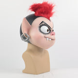 Trolls World Tour 2 Cosplay Queen Barb Punk Mask Latex Masquerade Party Mask Props - bfjcosplayer