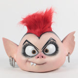 Trolls World Tour 2 Cosplay Queen Barb Punk Mask Latex Masquerade Party Mask Props - bfjcosplayer