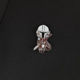 Cosplay Star Wars Mandalorian Baby Yoda Jedi Pin Badge Brooch Accessories Action Figure Props - bfjcosplayer