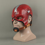 Black Widow Red Guardian Alexei Shostakov Cosplay Latex Helmet Halloween Prop