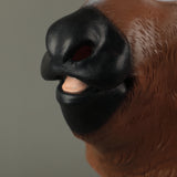 Animal Mask Cosplay Cow Brown Mask Animals Cow Masks Masquerade Halloween Party Funny Dressed Costume Prop