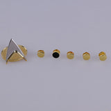 Star Trek Badge Voyager Communicator Next Generation Metal Badges Pin&Rank Pip/Pips 6pcs Set Cosplay Prop - bfjcosplayer