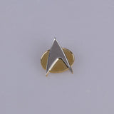 Star Trek Badge Voyager Communicator Next Generation Metal Badges Pin&Rank Pip/Pips 6pcs Set Cosplay Prop - bfjcosplayer