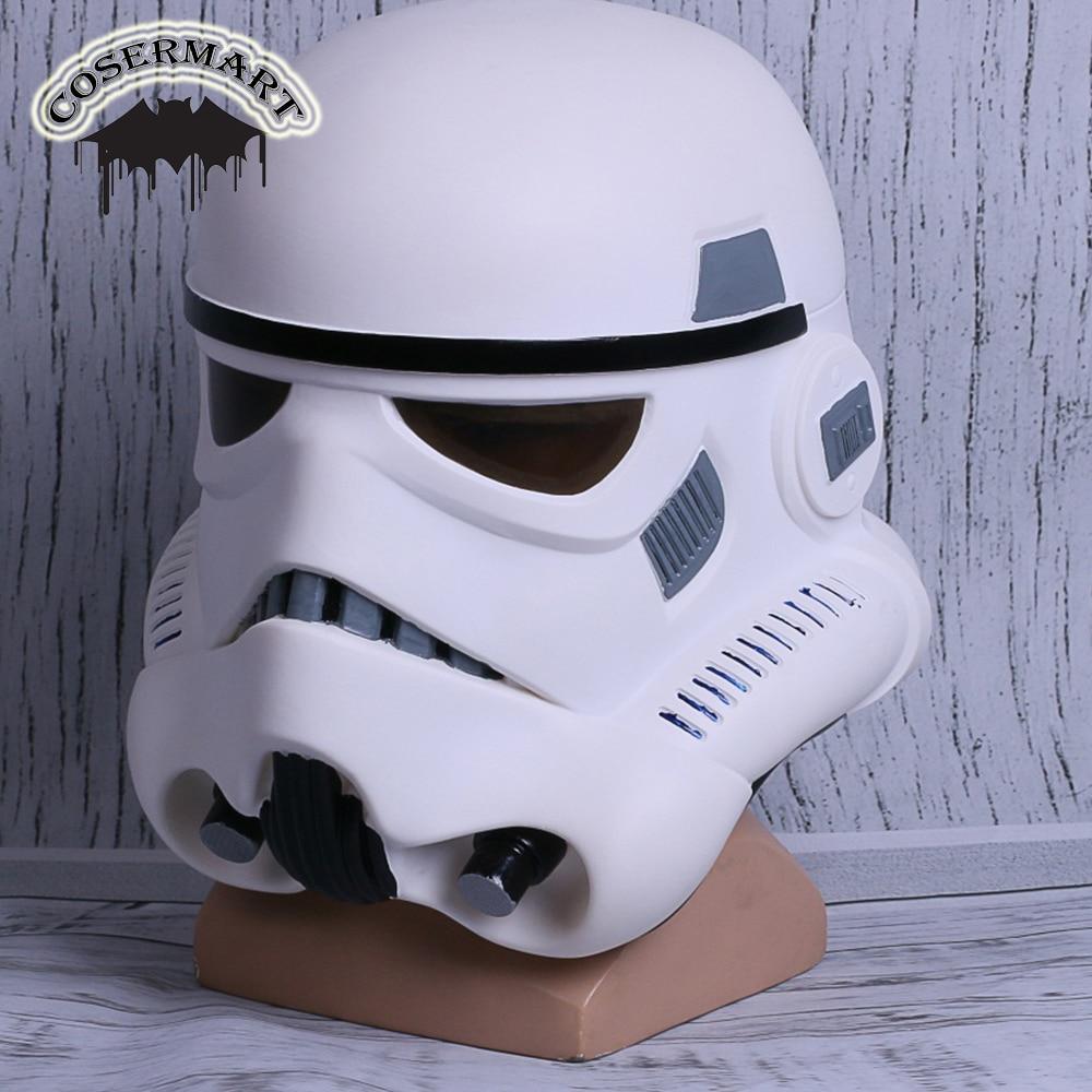 New Star Wars Helmet Stormtrooper Mask Wearable Cosplay Helmet Masks Full Face PVC Adult Party Prop - bfjcosplayer