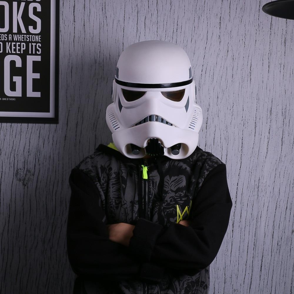 New Star Wars Helmet Stormtrooper Mask Wearable Cosplay Helmet Masks Full Face PVC Adult Party Prop - bfjcosplayer