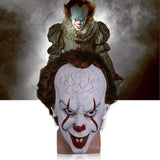 Stephen King's It Mask Pennywise Costume Joker Mask Tim Curry Horror Masks Cosplay Halloween - bfjcosplayer