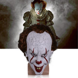 Stephen King's It Mask Pennywise Costume Joker Mask Tim Curry Horror Masks Cosplay Halloween