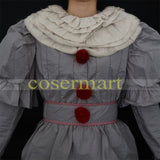 Pennywise Cosplay Costume Stephen King's Mask Men Costume Pennywise Mask Clown Costume Halloween Terror Costume Masquerade - bfjcosplayer