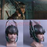 2017 Thor 3 Ragnarok Helmet Cosplay Thor Helmet PVC Mask Handmade Halloween Mask Caps New - bfjcosplayer