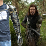 2018 Movie Avengers: Infinity War Cos Winter Soldier Arm Bucky Barnes Cosplay Costume Superhero Halloween Party New - bfjcosplayer