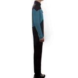 Star Trek Jumpsuit Cosplay Costume Blue Halloween Uniform For Women Men - bfjcosplayer