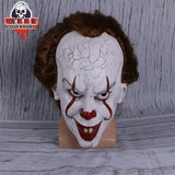 Pennywise Cosplay Costume Stephen King's Mask Men Costume Pennywise Mask Clown Costume Halloween Terror Costume Masquerade - bfjcosplayer