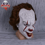 Pennywise Cosplay Costume Stephen King's Mask Men Costume Pennywise Mask Clown Costume Halloween Terror Costume Masquerade - bfjcosplayer