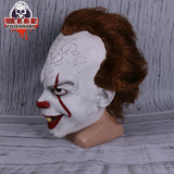 Pennywise Cosplay Costume Stephen King's Mask Men Costume Pennywise Mask Clown Costume Halloween Terror Costume Masquerade - bfjcosplayer