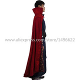Doctor Strange Costume Kids and Adult Cosplay Steve Red Cloak Costume Robe Halloween Costume Party - bfjcosplayer