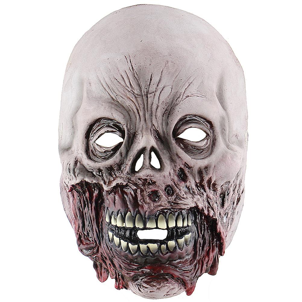 Halloween Horror Adult Zombie Ghost Mask Scary Costume Party Props Costume Screaming Corpse Head Mask - bfjcosplayer