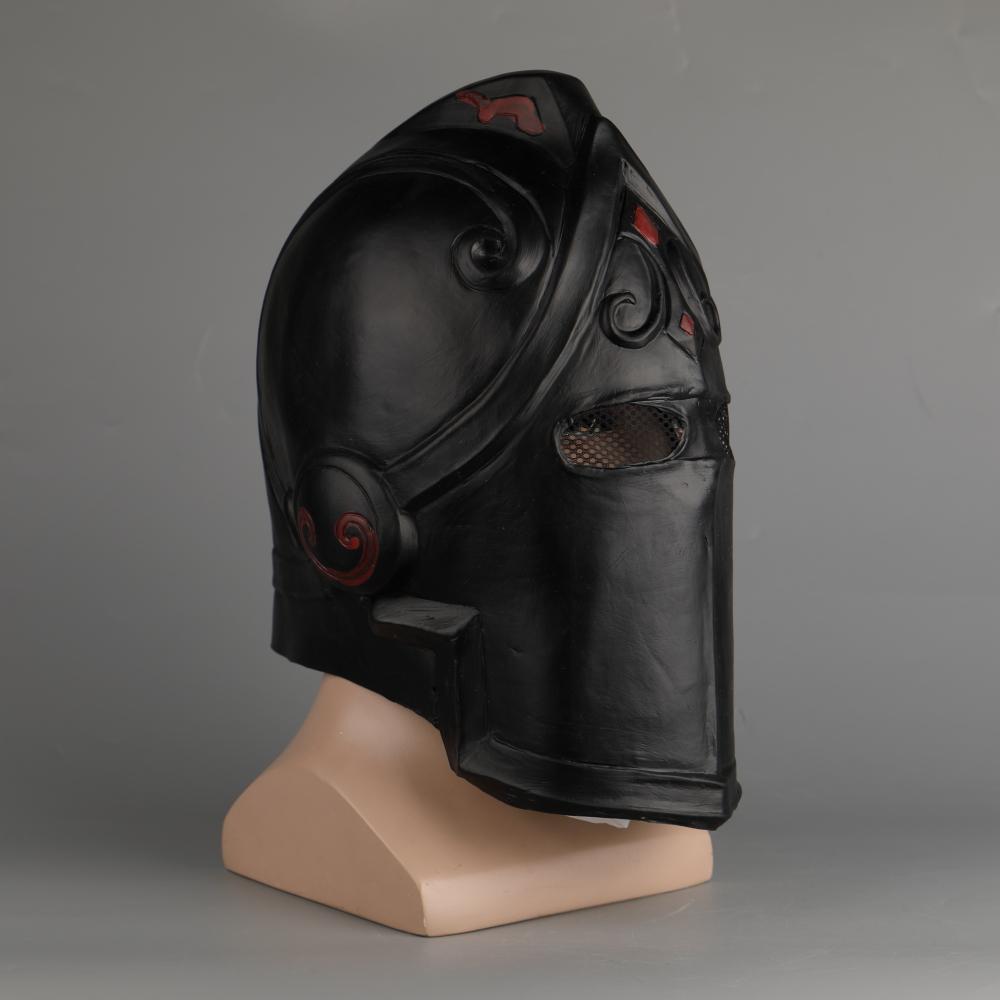 Game Fortniter Mask Cosplay Black Knight Legend Orange Skin Masks Latex Halloween Party Prop Dropshipping - bfjcosplayer