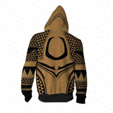 Marvel Movie Aquaman Hoodie Sweater Jacket Cosplay Costume for Man Adult Superhero Dressed Halloween Party Prop - bfjcosplayer