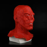 Star Wars Horror Full Head Masquerade Red Skull Hood Latex Mask Halloween Cosplay Zombie Mask New - bfjcosplayer