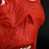 Star Wars Horror Full Head Masquerade Red Skull Hood Latex Mask Halloween Cosplay Zombie Mask New - bfjcosplayer