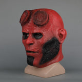 Hellboy Mask Latex Masquerade Carnival Costume Masks Hood Cosplay Mask Halloween Party Prop - bfjcosplayer