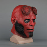 Hellboy Mask Latex Masquerade Carnival Costume Masks Hood Cosplay Mask Halloween Party Prop - bfjcosplayer