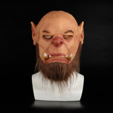 New 2019 Latex Mask World of Warcraft Masks Ogrim Doomhammer Party Halloween Cosplay Mask - bfjcosplayer