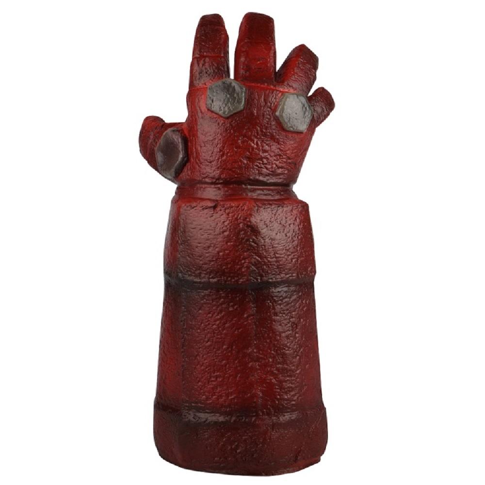 New Movie Hellboy: Rise of the Blood Queen Glove Right Hand Cosplay Gloves Armor Latex Hand Gauntlet Party Halloween - bfjcosplayer