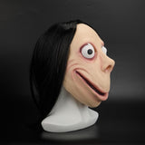 2019 New Hacking Challenge Whale Game Mask Hot Momo Mask Scary Latex Momo Mask Halloween Party Cosplay Ues - bfjcosplayer