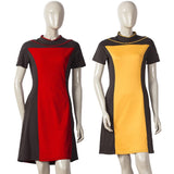 Star Trek The Next Generation Women's Skant Dress Uniform Costume Star Trek Dress Cosplay Halloween Party - bfjcosplayer