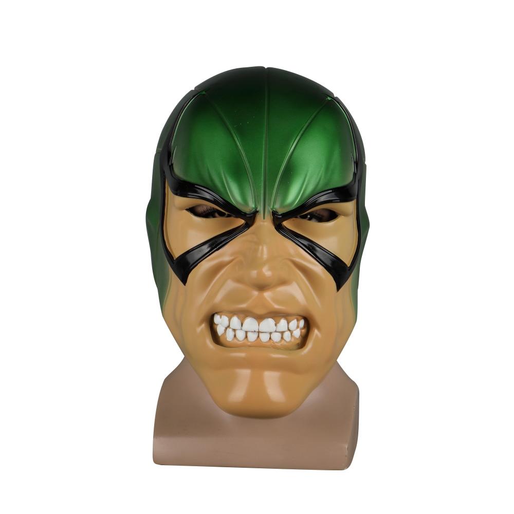 Spiderman Latex Mask PVC Scorpion Marvel Villain Masks Helmet MacDonald "Mac" Gargan Cosplay Prop Halloween Party - bfjcosplayer