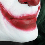 2019 Movie Joker Mask Cosplay Movie Horror Scary Smile Evil Clown Halloween Mask Latex Adult - bfjcosplayer