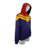 3D Printed Captain Marvel Carol Danvers Ms Marvel Costumes Hoodies Sweatshirts Tracksuit Casual Zipper Hooded Jacket Clothing - bfjcosplayer