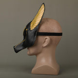 Egyptian Anubis Cosplay Face Mask Latex foam Canis spp Wolf Head Animal Masquerade Props Party Halloween Fancy Dress Ball - bfjcosplayer