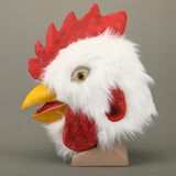 Over Head Mask Halloween Masquerade Fancy Dress Farm Animal Mask Chicken Adult - bfjcosplayer